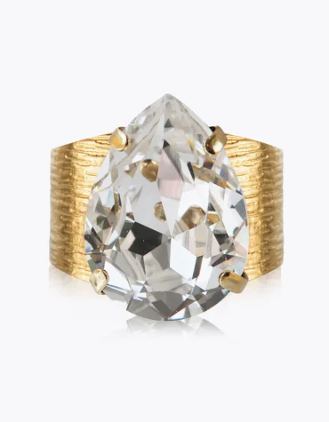 CLASSIC DROP RING/CRYSTAL CAROLINE SVEDBOM ACCESSORY