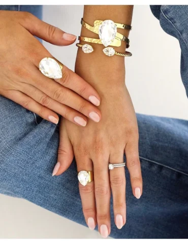 CLASSIC DROP RING/CRYSTAL CAROLINE SVEDBOM ACCESSORY 2