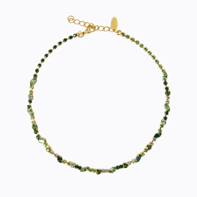 ANTONIA NECKLACE/GREEN COMBO CAROLINE SVEDBOM ACCESSORY 45