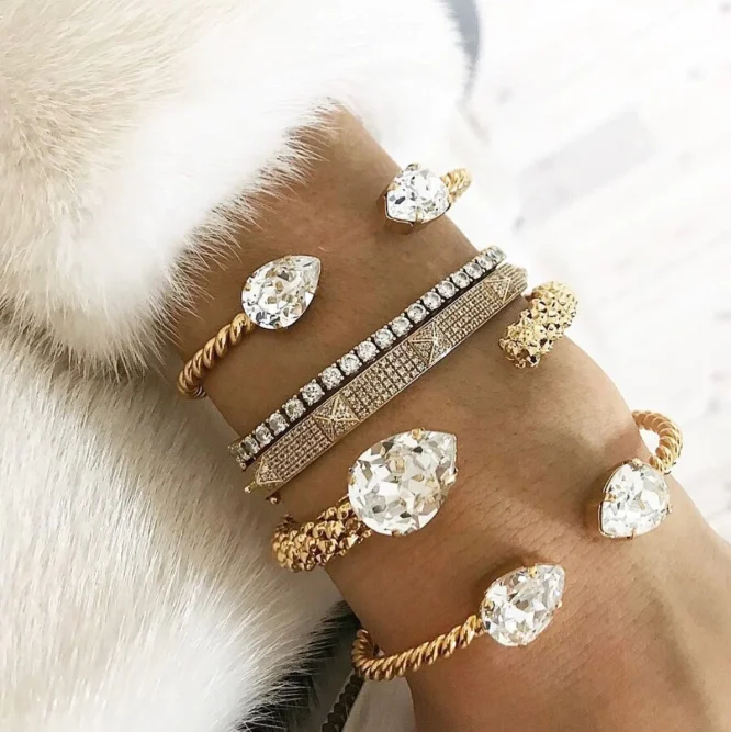 MINI DROP BRACELET/CRYSTAL CAROLINE SVEDBOM ΑΞΕΣΟΥΑΡ 6