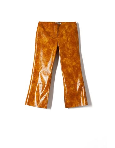 FAUX ECO LEATHER TROUSERS MILKWHITE CLOTHES