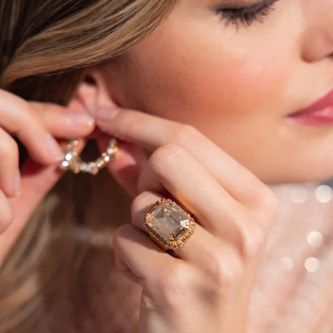 LYDIA COCKTAIL RING GOLD-GOLDEN SHADOW CAROLINE SVEDBOM ΑΞΕΣΟΥΑΡ 5