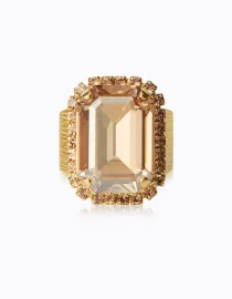 LYDIA COCKTAIL RING GOLD-GOLDEN SHADOW CAROLINE SVEDBOM ΑΞΕΣΟΥΑΡ 7