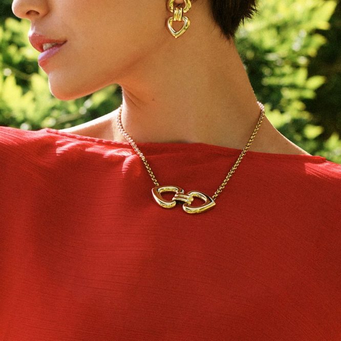 BEVERLY NECKLACE DUO GOLD EDBLAD new arrivals 4