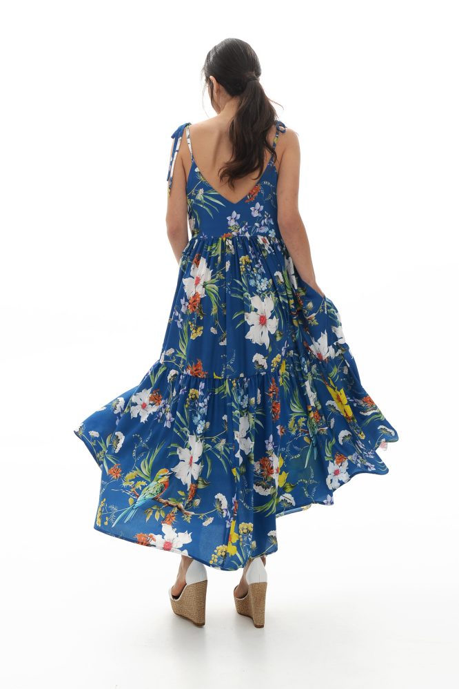 ELSA ΦΟΡΕΜΑ (BLUE FLOWERS) MAMOUSH ΠΡΟΣΦΟΡΕΣ 10