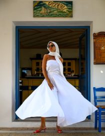 LAURA ΦΟΡΕΜΑ (WHITE) MAMOUSH ΠΡΟΣΦΟΡΕΣ