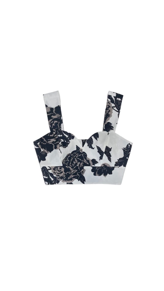 IRO CROP TOP (WHITE ROSES) MAMOUSH OUTLET -70% 6