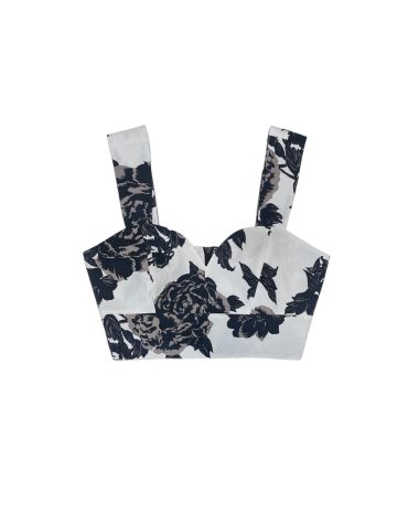 IRO CROP TOP (WHITE ROSES) MAMOUSH CLOTHES