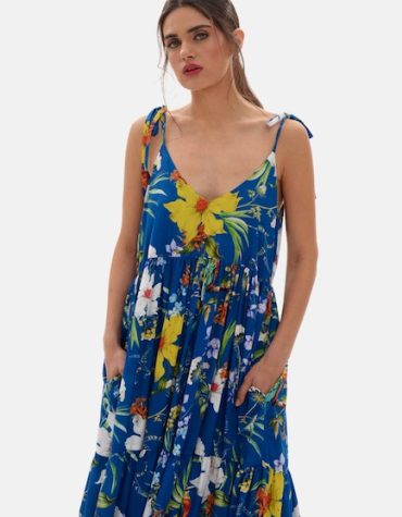 ELSA ΦΟΡΕΜΑ (BLUE FLOWERS) MAMOUSH ΡΟΥΧΑ 2