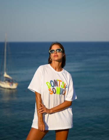 MARINA OVERSIZED T-SHIRT (DONATSA) MAMOUSH OUTLET -70% 2