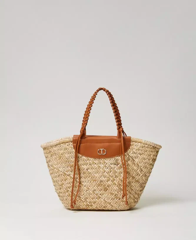 WOVEN STRAW SHOPPER ΤΣΑΝΤΑ TWINSET new arrivals 10