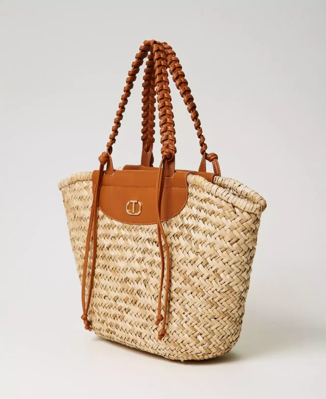 WOVEN STRAW SHOPPER ΤΣΑΝΤΑ TWINSET new arrivals 11