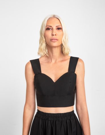 LILY TOP (BLACK) MAMOUSH ΜΠΛΟΥΖΕΣ