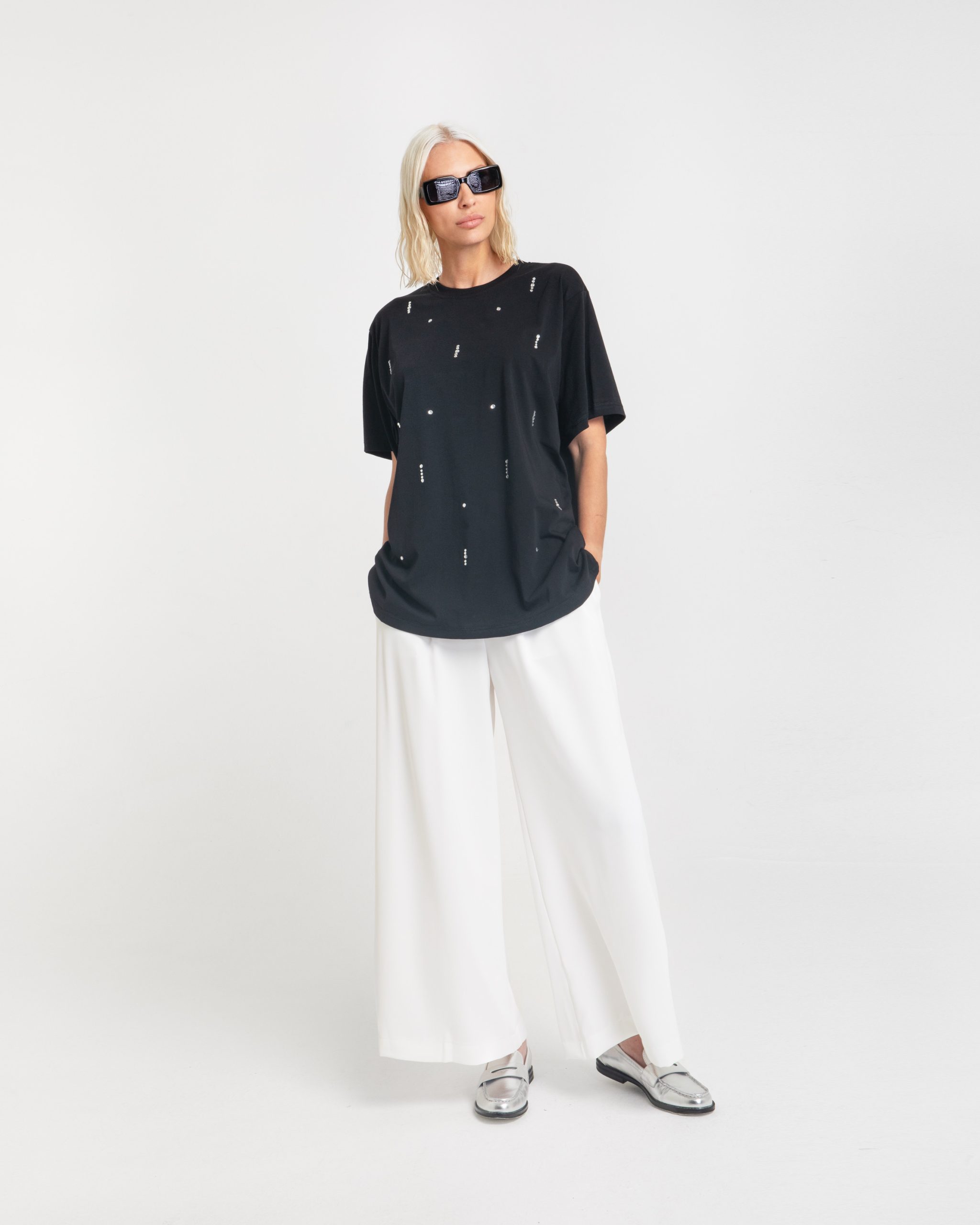 RITA T-SHIRT ΜΕ ΣΤΡΑΣ (BLACK) MAMOUSH ΠΡΟΣΦΟΡΕΣ 5