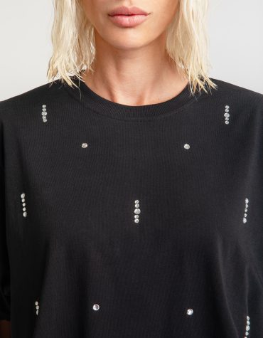 RITA T-SHIRT ΜΕ ΣΤΡΑΣ (BLACK) MAMOUSH ΠΡΟΣΦΟΡΕΣ 2