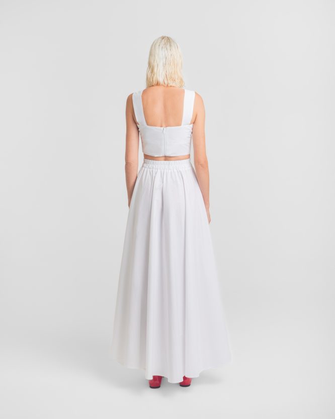 CLAIRE ΦΟΥΣΤΑ ΜΕ ΤΣΕΠΕΣ (WHITE) MAMOUSH new arrivals 48