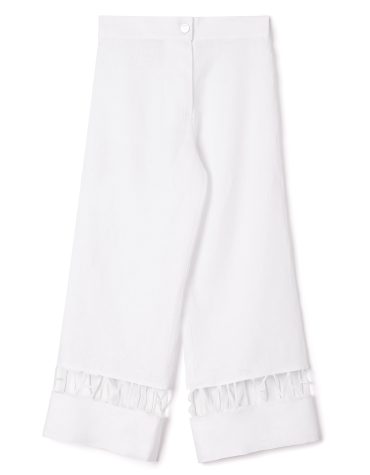 ΛΙΝΟ ΠΑΝΤΕΛΟΝΙ (WHITE) MILKWHITE OUTLET -70%