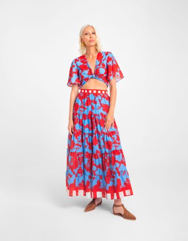 SABINA ΦΟΥΣΤΑ (RED/BLUE) MAMOUSH OUTLET -70%