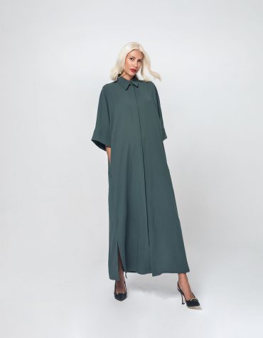MARITA ΜΑΚΡΥ ΣΕΜΙΖΙΕ ΦΟΡΕΜΑ (OLIVE) MAMOUSH ΠΡΟΣΦΟΡΕΣ 2