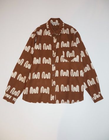 UNISEX ΠΟΥΚΑΜΙΣΟ (LOGO BROWN) MILKWHITE ΠΟΥΚΑΜΙΣΑ
