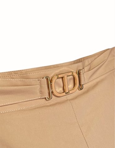 CROPPED ΠΑΝΤΕΛΟΝΙ ΠΟΠΛΙΝΑ TWINSET OUTLET -70% 2