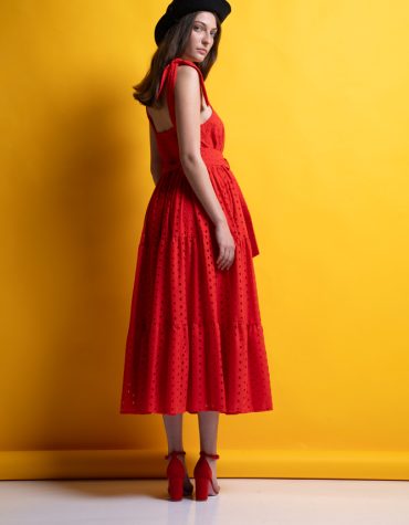 ‘LIZA’ ΚΙΠΟΥΡ ΜΙΝΤΙ ΦΟΡΕΜΑ (RED) MAMOUSH new arrivals 2