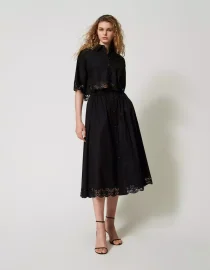 ΡΙΜΠ ΤΟΠ ΜΕ ΑΛΥΣΙΔΑ (BLACK) TWINSET ΜΠΛΟΥΖΕΣ