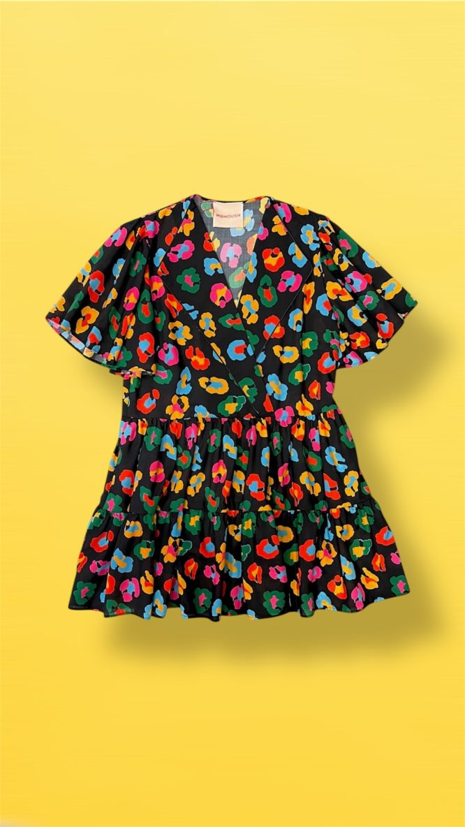 ‘ARIANA’ MINI ΦΟΡΕΜΑ (BLACK /ANIMAL PRINT) MAMOUSH ΝΕΕΣ ΑΦΙΞΕΙΣ 4