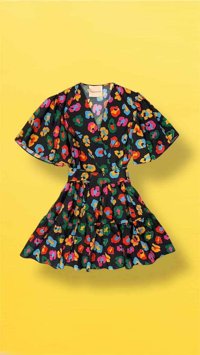 ‘ARIANA’ MINI ΦΟΡΕΜΑ (BLACK /ANIMAL PRINT) MAMOUSH ΝΕΕΣ ΑΦΙΞΕΙΣ 3