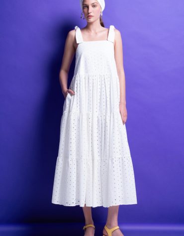 ‘LIZA’ ΚΙΠΟΥΡ ΜΙΝΤΙ ΦΟΡΕΜΑ (WHITE) MAMOUSH new arrivals 2