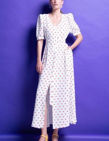 ‘MARGARET’ ΦΟΡΕΜΑ (WHITE CHERRY) MAMOUSH new arrivals