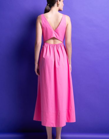 ‘VICTORIA’ ΒΑΜΒΑΚΕΡΟ ΜΙΝΤΙ ΦΟΡΕΜΑ (PINK) MAMOUSH new arrivals 2