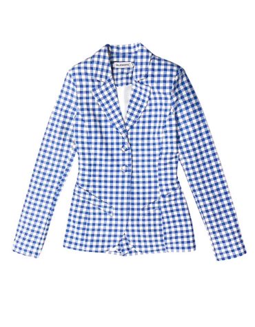 FITTED ΚΑΡΟ ΣΑΚΑΚΙ (VICHY BLUE) MILKWHITE ΝΕΕΣ ΑΦΙΞΕΙΣ 2