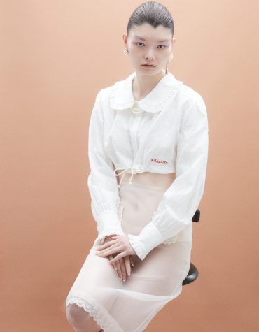 ΚΡΟΠ ΠΟΥΚΑΜΙΣΟ ΜΕ ΓΙΑΚΑ MILKWHITE new arrivals