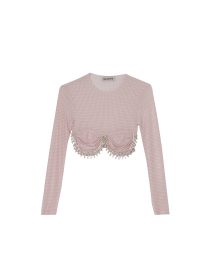 CLASSIC ΠΑΝΤΕΛΟΝΙ CROPPED (GREEN CHECK) MILKWHITE ΝΕΕΣ ΑΦΙΞΕΙΣ