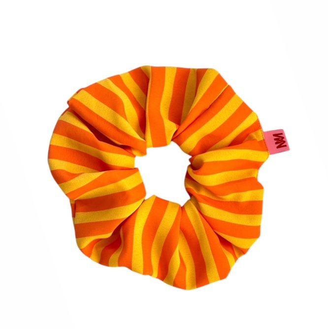 SCRUNCHIES (ORANGE/STRIPES) MAMOUSH ΑΞΕΣΟΥΑΡ 3