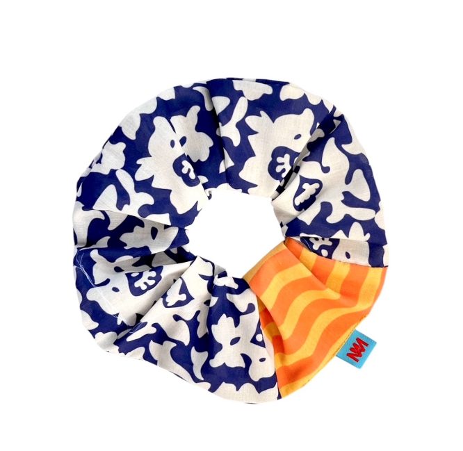 SCRUNCHIES (BLUE/ORANGE STRIPES) MAMOUSH ΑΞΕΣΟΥΑΡ 3