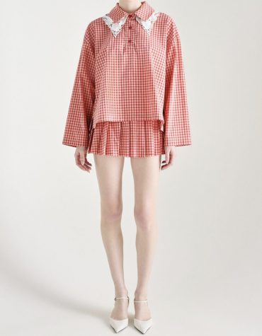 POLO ΠΟΥΚΑΜΙΣΟ (VICHY RED) MILKWHITE ΠΡΟΣΦΟΡΕΣ 2