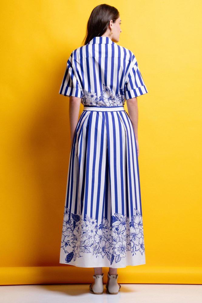 ‘MIRIAM’ ΡΙΓΕ ΜΙΝΤΙ ΦΟΥΣΤΑ (BLUE STRIPES) MAMOUSH ΝΕΕΣ ΑΦΙΞΕΙΣ 4