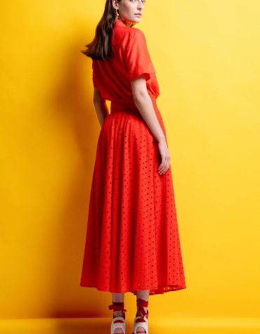 ‘LYDIA’ ΚΙΠΟΥΡ ΜΙΝΤΙ ΦΟΥΣΤΑ (RED) MAMOUSH OUTLET -70% 2