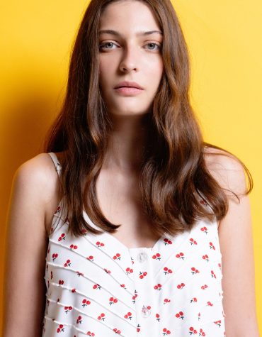 ‘ALINA’ ΕΜΠΡΙΜΕ ΜΑΞΙ ΦΟΡΕΜΑ (WHITE CHERRY) MAMOUSH OUTLET -70% 2