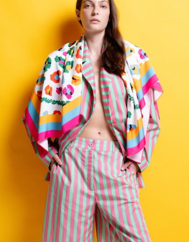 ‘ALYSSA’ ΜΑΝΤΗΛΙ-ΠΑΡΕΟ (ANIMAL PRINT) MAMOUSH OUTLET -70% 2