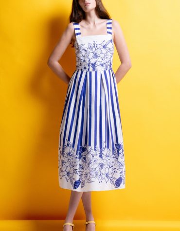‘MIRA’ ΡΙΓΕ ΜΙΝΤΙ ΦΟΡΕΜΑ (BLUE STRIPES) MAMOUSH ΝΕΕΣ ΑΦΙΞΕΙΣ
