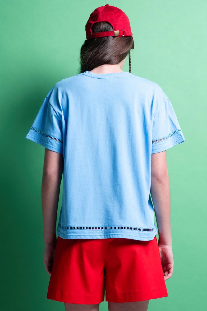 T-SHIRT ΜΟΝΟΧΡΩΜΑ (LIGHT BLUE) MAMOUSH ΝΕΕΣ ΑΦΙΞΕΙΣ 5
