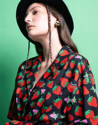 ‘POPPY’ ΒΑΜΒΑΚΕΡΟ ΠΟΥΚΑΜΙΣΟ (STRAWBERRIES) MAMOUSH OUTLET -70% 2