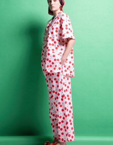 ‘POPPY’ ΒΑΜΒΑΚΕΡΟ ΠΟΥΚΑΜΙΣΟ (CHERRY) MAMOUSH OUTLET -70% 2