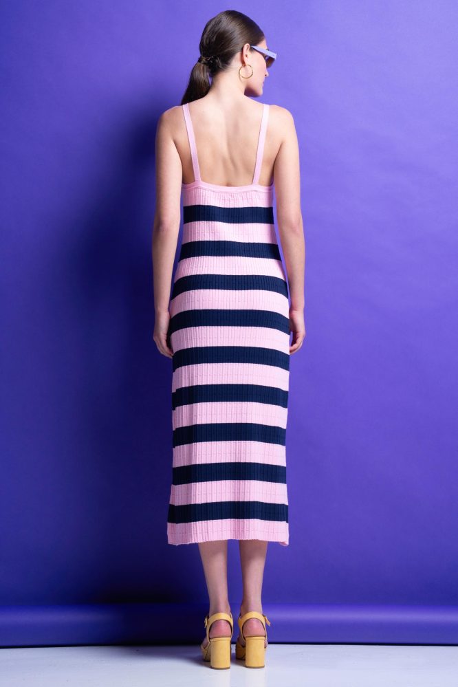 ‘STELLA’ ΡΙΓΕ ΠΛΕΚΤΟ ΦΟΡΕΜΑ (PINK/BLUE) MAMOUSH ΝΕΕΣ ΑΦΙΞΕΙΣ 4