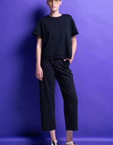 T-SHIRT ΜΟΝΟΧΡΩΜΑ (BLACK) MAMOUSH OUTLET -70% 2