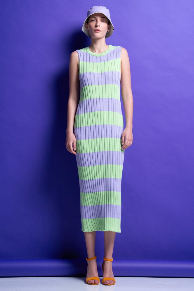 ‘MOLLY’ ΡΙΓΕ ΠΛΕΚΤΟ ΦΟΡΕΜΑ (MINT/LILAC) MAMOUSH ΝΕΕΣ ΑΦΙΞΕΙΣ 8