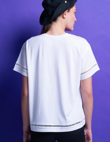 T-SHIRT ΜΟΝΟΧΡΩΜΑ (WHITE) MAMOUSH OUTLET -70% 2